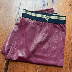 Venus Williams Wonder Woman Red Leggings Size Large